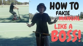 HOW TO FAKIE MANUAL? *EASIEST WAY*