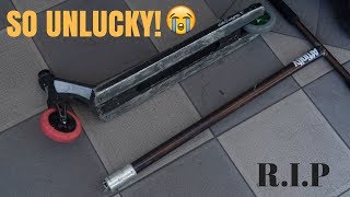 HE BROKE HIS FORKS...