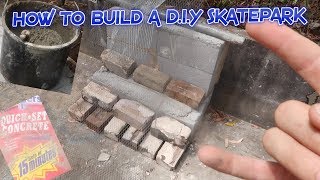 HOW TO BUILD A D.I.Y SKATEPARK *easiest way*