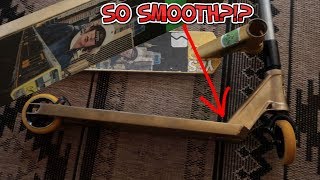 TESTING OUT MY NEW SCOOTER DECK!?!