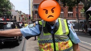 THE POLICE WERE NOT HAPPY...
