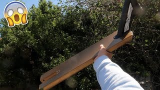 SPRAY PAINTING MY NEW SCOOTER DECK!?!