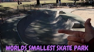 WORLDS SMALLEST SKATE PARK!?!