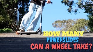 HOW MANY POWER SLIDES CAN WHEEL TAKE???