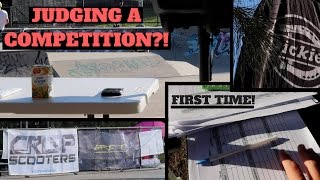 FIRST TIME JUDGING A SCOOTER COMP!