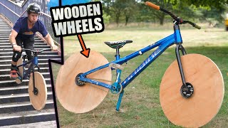 I MADE WOODEN WHEELS FOR MY MOUNTAIN BIKE -...