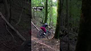 When you can't stop mountain biking… #shorts...