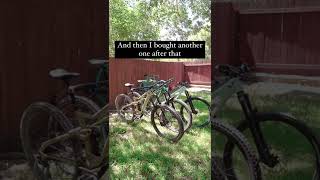 Are MTB owners hoarders or addicts?