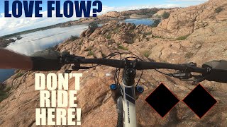 Double Black Tech MTB loop in the Willow Lake...