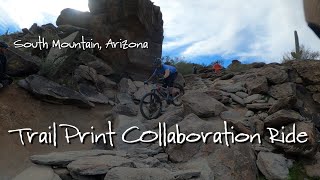 Trail Print Collaboration Ride at South Mountain