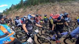 Catalan'duro Mass Start Les Angles - Avalancha!!! 