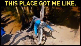 It got GNARLY fast at Mammoth Mountain Bike Park.