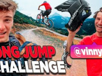 LONG JUMP Challenge with VINNY-T in Chatel 