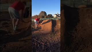 Dirt Jump Rebuild Timelapse! #shorts