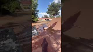 Turning my backyard skatepark into a water park