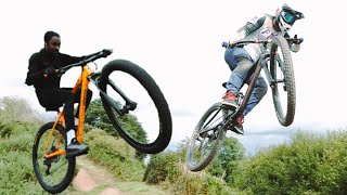 FALLING OFF BIKES AND RIDING DOWNHILL IN WALES