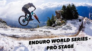 RACING THE EWS PRO STAGE - CRANS MONTANA DAY 2