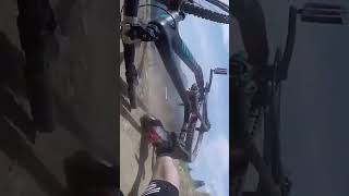 Caduta MTB a Les Gets