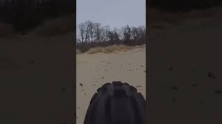Over 30 mph Fat Bike down Sand DUNE!