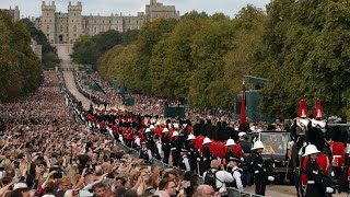 HM QUEEN ELIZABETH STATE FUNERAL PROCESSION AT...