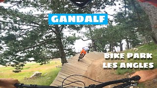 LES ANGLES BIKE PARK.  Pista Azul :  GANDALF 