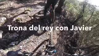 Trona del rey con Javier