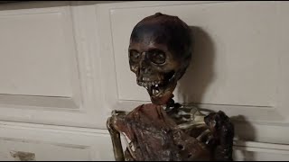 DIY Halloween Skeleton Horror Weathering