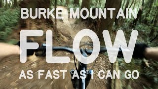 Sprinting down Flow ❱ Burke Mountain ❱...