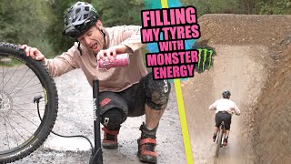FILLING MY TYRES WITH MONSTER ENERGY AND...