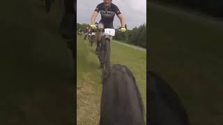 Elite men cross country mountain bike race start
