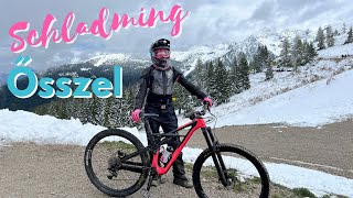 Schladming bikepark ősszel - hó, jég, nap,...