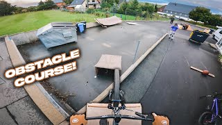 MTB OBSTACLE COURSE - HINDERNIS PARCOURS...