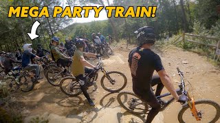 MEGA PARTY TRAINS AT THUNDER BIKE PARK!!