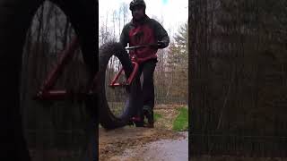 Figured out how to ride bike backwards!