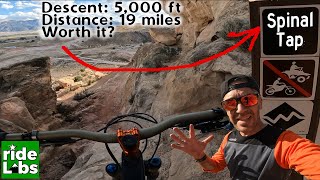 Full Spinal Tap Trail, 19 miles and 5k feet...
