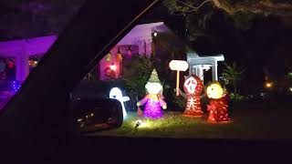 Halloween Yard Display Tour Of Ocala FL...