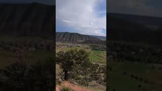 Beautiful views while mountain biking