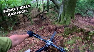 Surrey Hills Mini Rampage!  We Build and Ride...