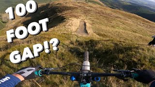 DOWNHILL, HUGE FREERIDE DROPS AND CRASHES!...