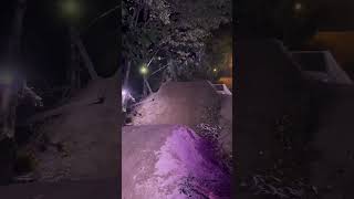 Riding SQUAMISH Dirt Jumps at NIGHT 