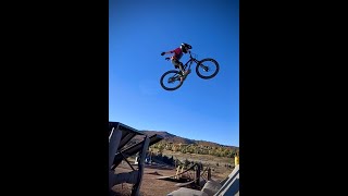 No Handers at Woodward Bike Park with Owen! 