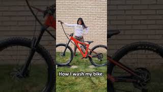 How some people wash their bike vs how I do...