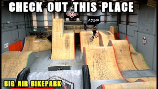This Indoor BIKEPARK is so much fun!