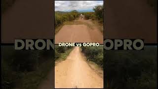 Drone vs GoPro DOWNHILL #shorts