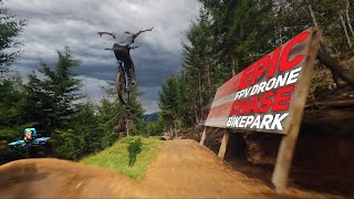 FPV Drone vs MTB⎮ Chasing down JUMP...