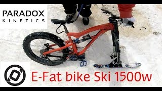 Paradox Kinetics Electric Fat Bike Ski