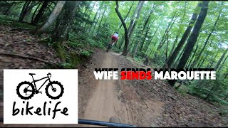 Ridng Marquette Mountain Bike Trails with My...
