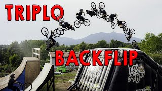PRIMO TRIPLE BACKFLIP IN ITALIA - Triplo...