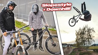 DOWNHILL mit Jakub & SLOPESTYLE SESSION!