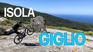 Sull'isola del Giglio in mountain bike